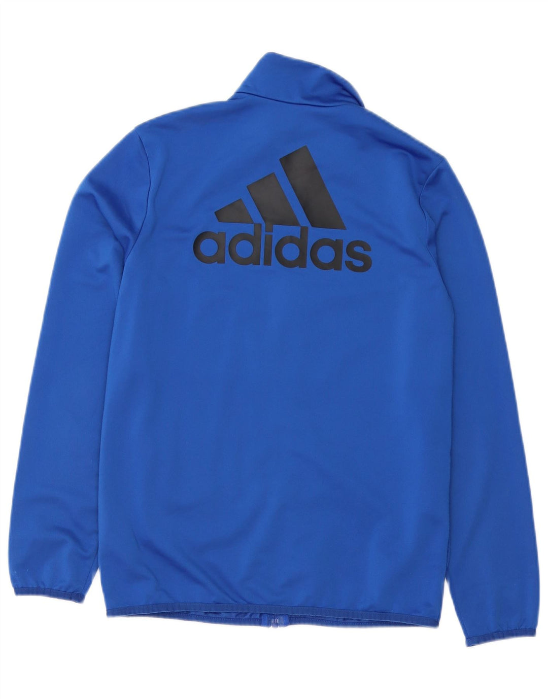 Casaco de treino gráfico Adidas Boys 13-14 anos azul poliéster