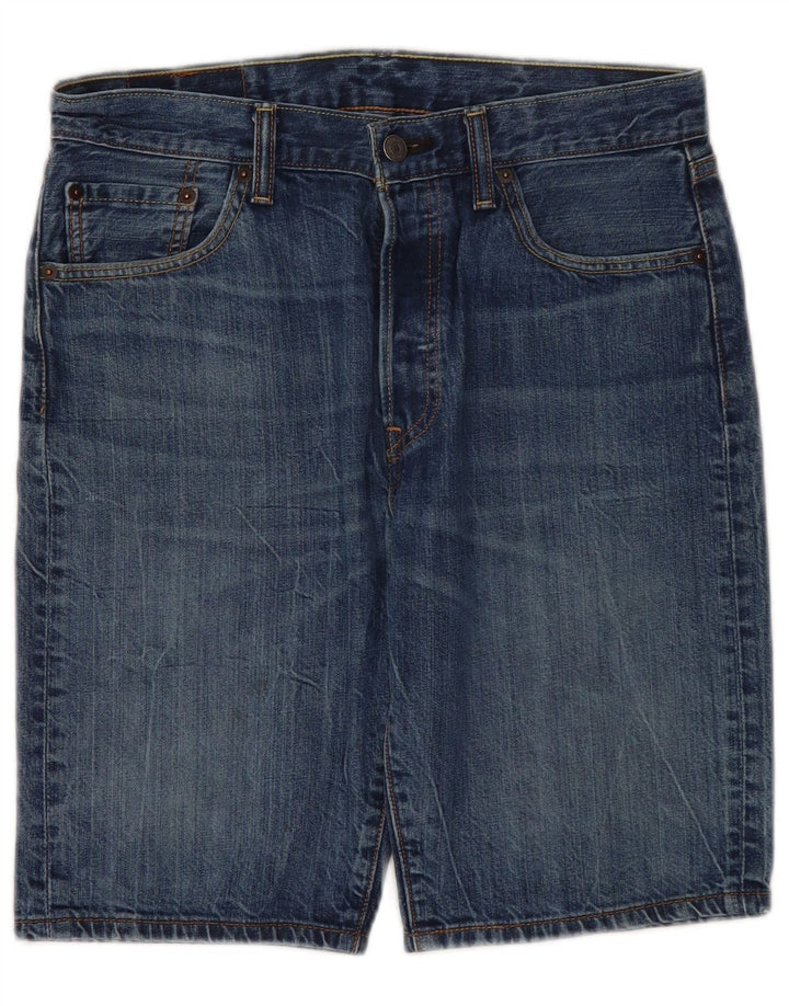 Shorts jeans masculino 501 da Levi's W30 algodão azul médio
