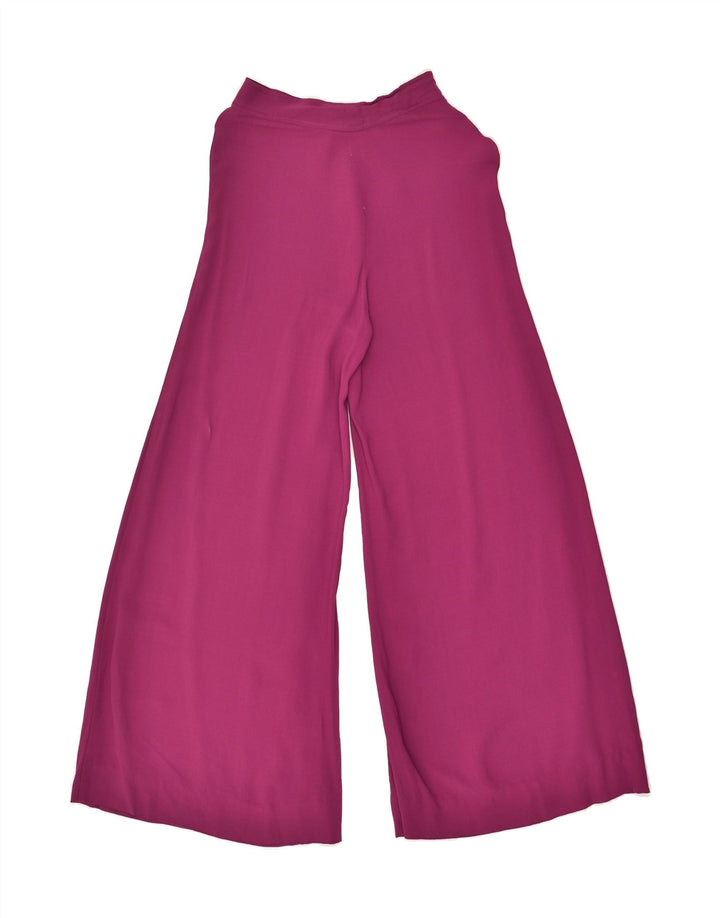 VINTAGE Womens Wide Leg Casual Trousers W22 L28 Pink | Vintage Vintage | Thrift | Second-Hand Vintage | Used Clothing | Messina Hembry 