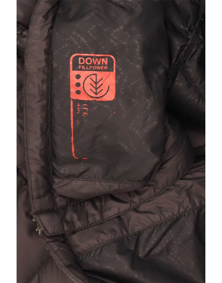 Jaqueta acolchoada com capuz feminina Mammut UK 16 grande preta