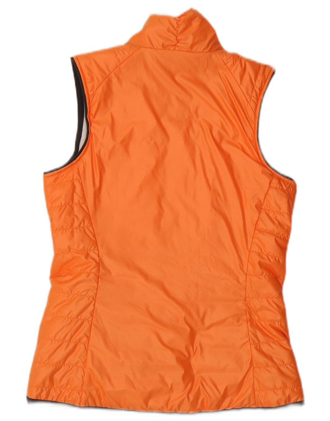 Colete reversível feminino Nike UK 10 pequeno poliéster laranja