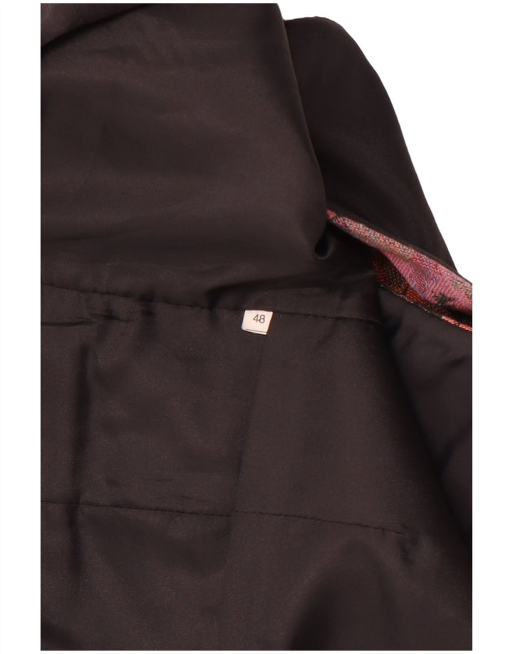 Colete masculino VINTAGE IT 48 médio rosa floral