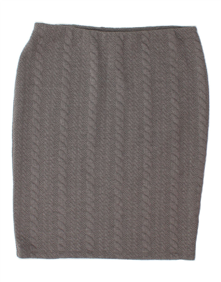 MOSSIMO Womens Pencil Skirt 2XL W36  Grey Polyester Vintage Mossimo and Second-Hand Mossimo from Messina Hembry 