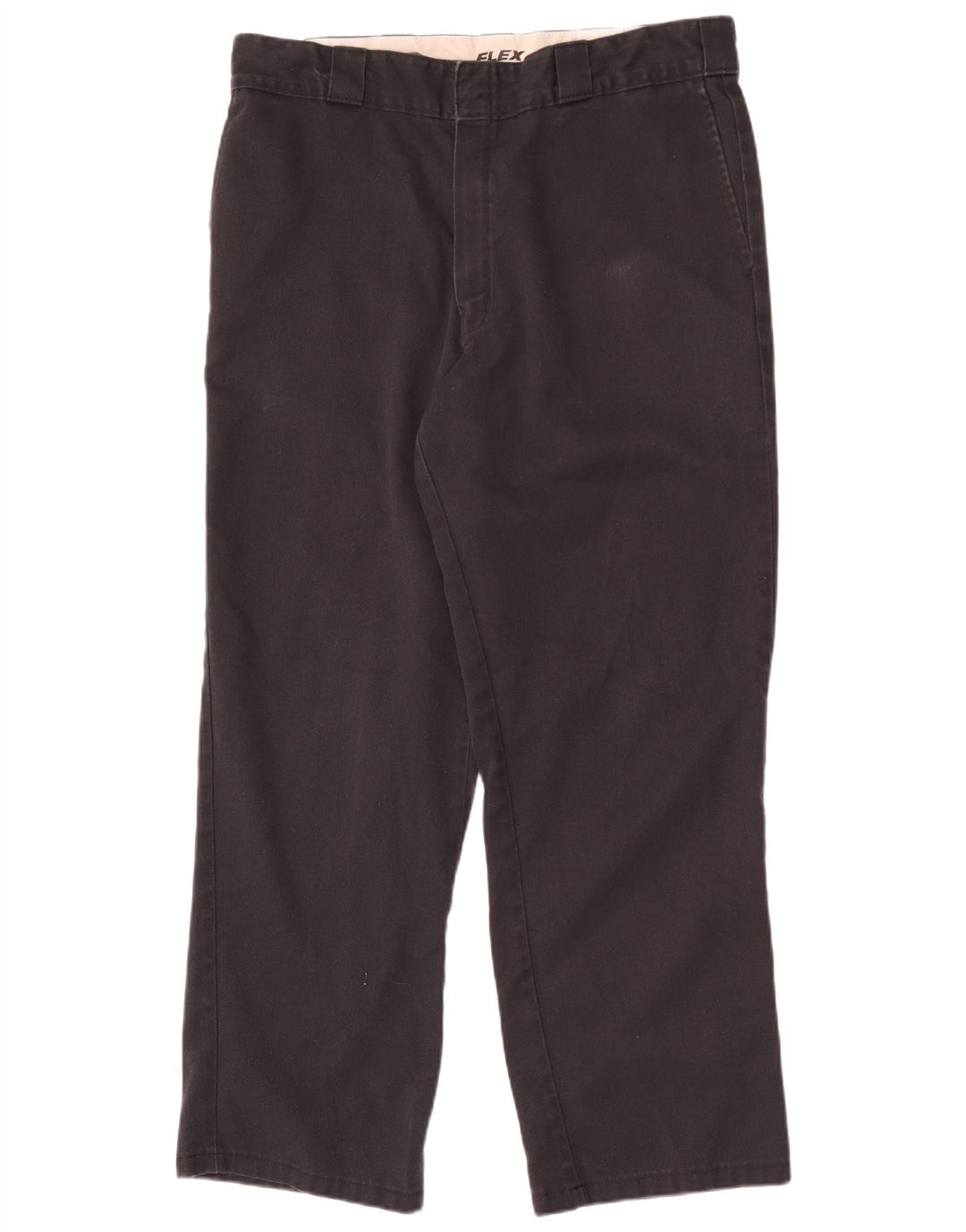 Calças Chino retas masculinas Dickies W34 L29 pretas