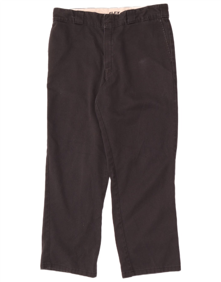 Calças Chino retas masculinas Dickies W34 L29 pretas