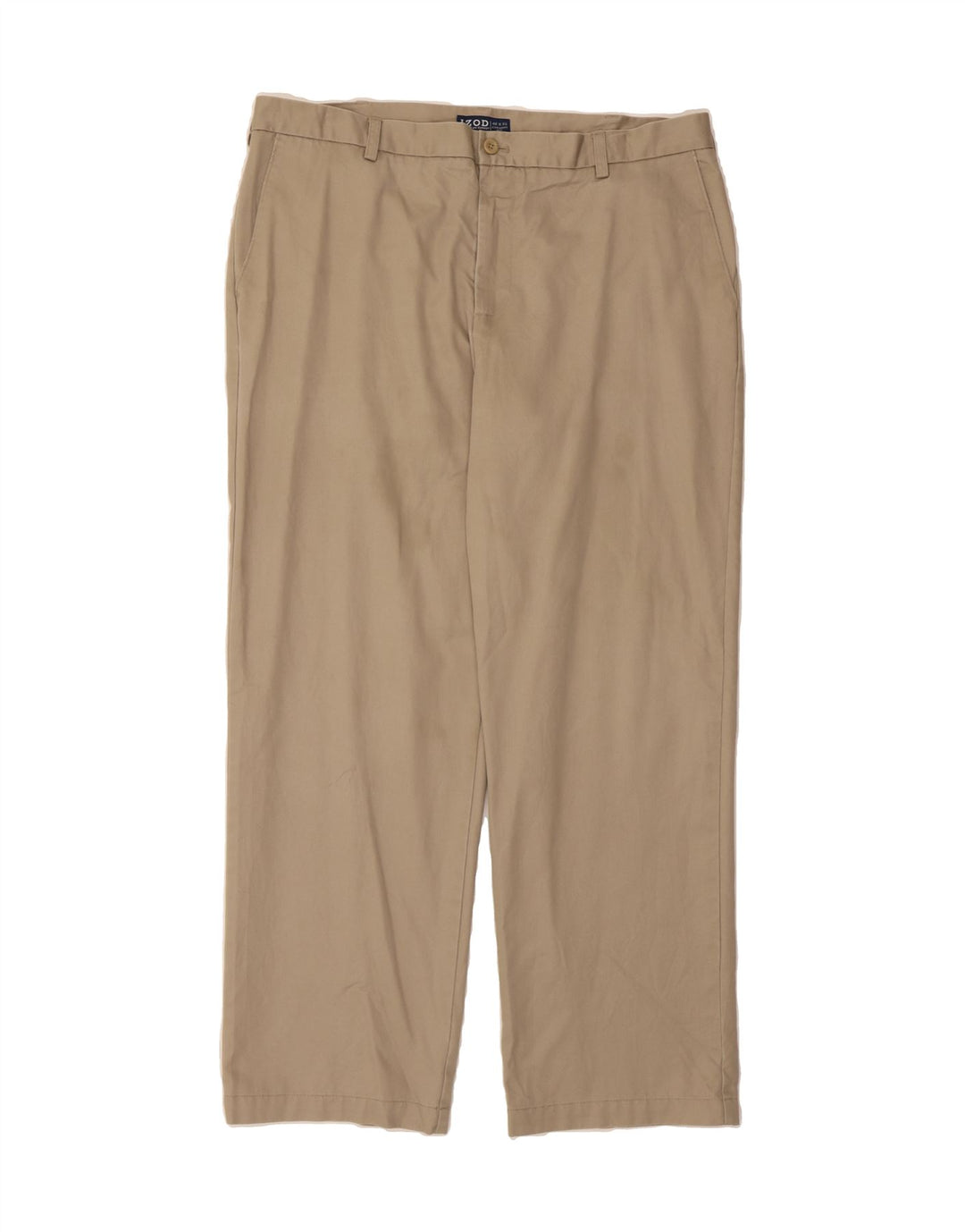 IZOD Mens Straight Chino Trousers W40 L32 Beige Cotton Vintage Izod and Second-Hand Izod from Messina Hembry 