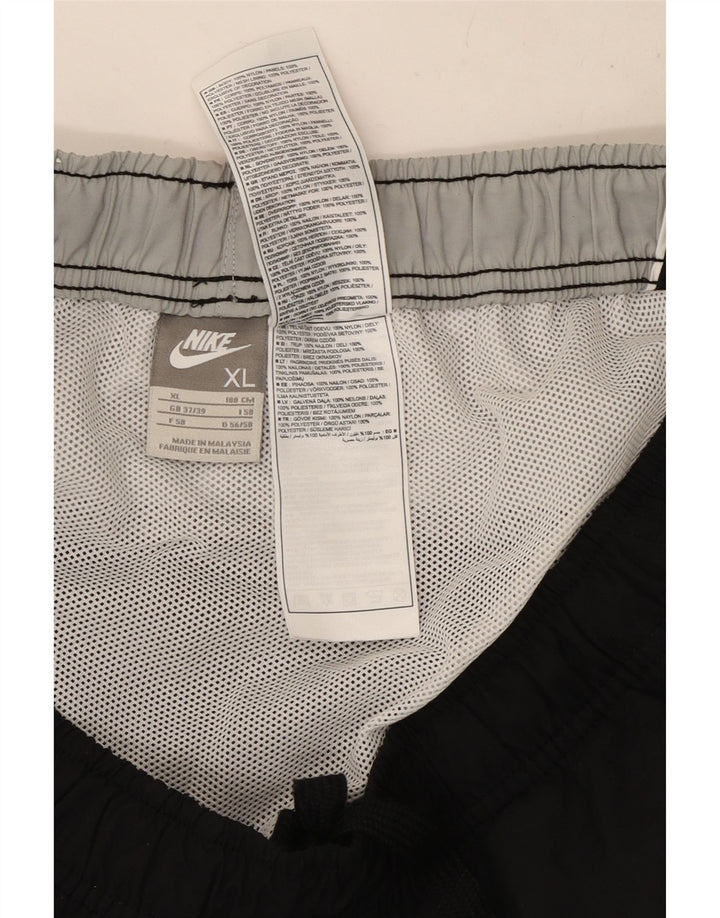Shorts esportivos masculinos Nike XL preto colorblock poliéster
