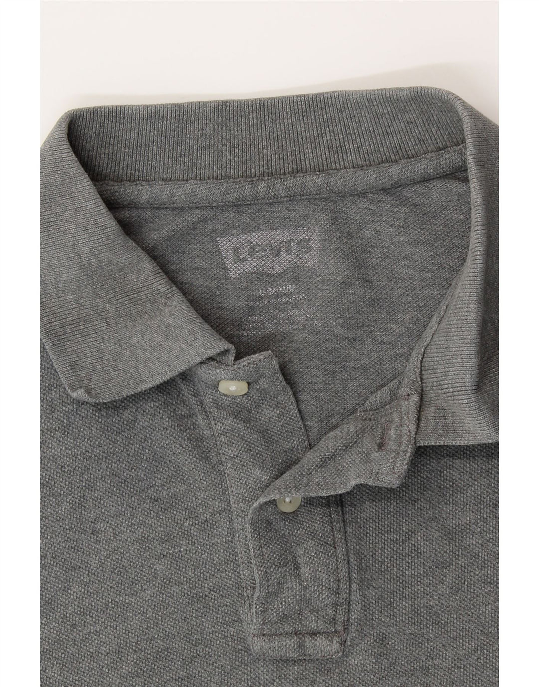Camisa polo masculina LEVI'S cinza médio