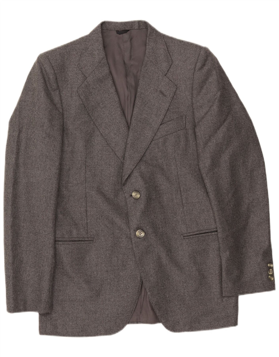 Jaqueta Blazer Masculina Cerruti 1881 com 2 Botões Reino Unido 42 XL Lã Cinza