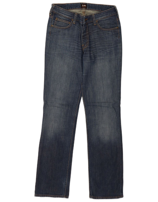 Lee Mens Marion Straight Jeans W30 L31 Azul Algodão