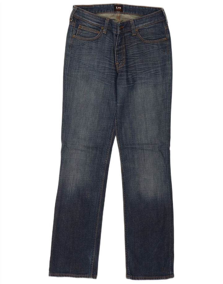 Lee Mens Marion Straight Jeans W30 L31 Azul Algodão