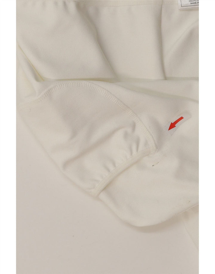 Shorts esportivos femininos NIKE Dri Fit UK 12 médio branco poliéster