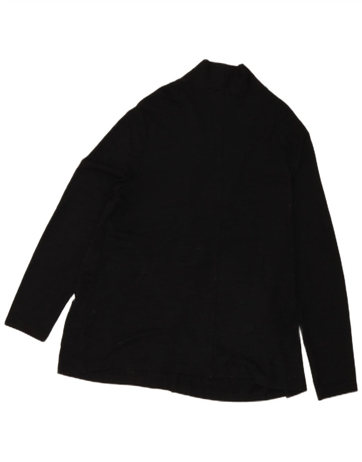 Suéter cardigã aberto oversized feminino Gap Reino Unido 18 XL poliéster preto