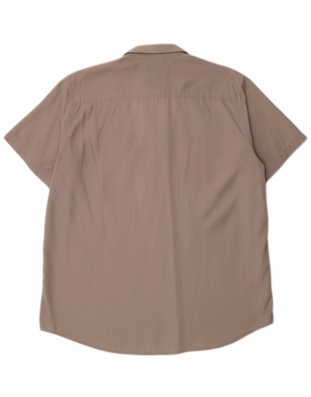 Camisa masculina de manga curta LEE 2XL algodão cinza
