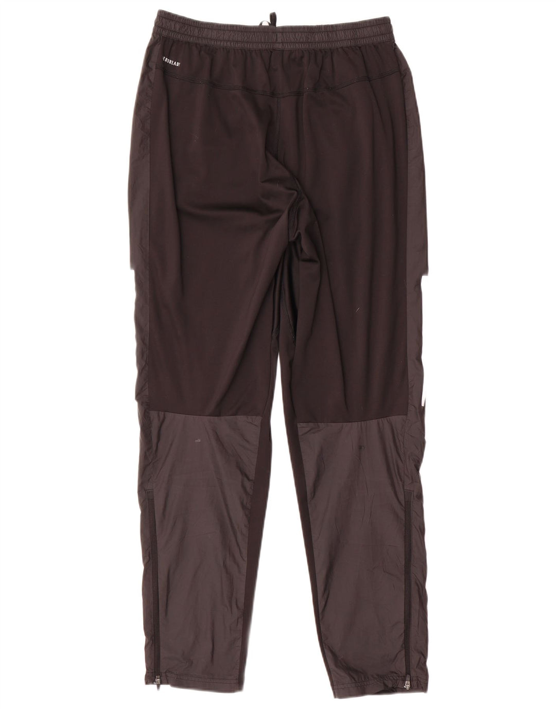Calça de treino masculina Adidas Aeroready médio preto colorblock poliéster