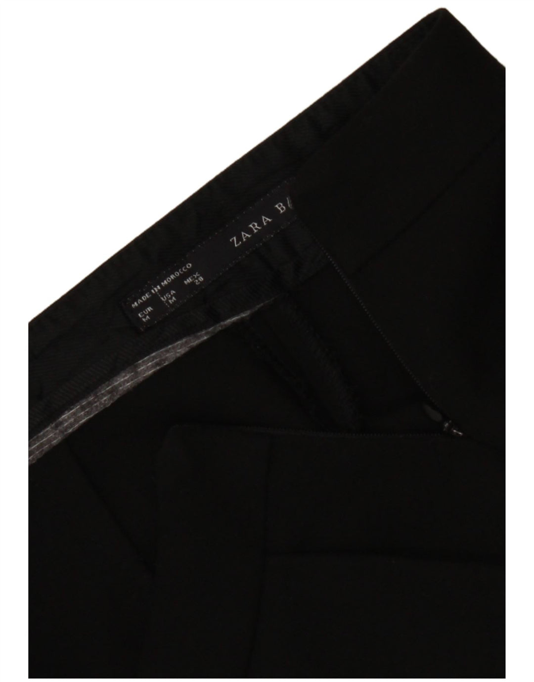 Calça feminina Zara média W28 preta