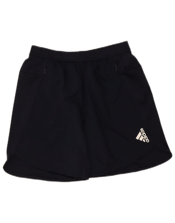 Adidas Mens Aeroready Sport Shorts Small  Navy Blue Polyester