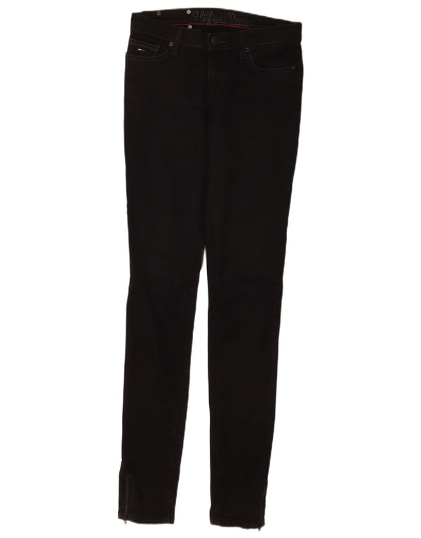 Jeans skinny feminino Tommy Hilfiger W28 L33 algodão preto