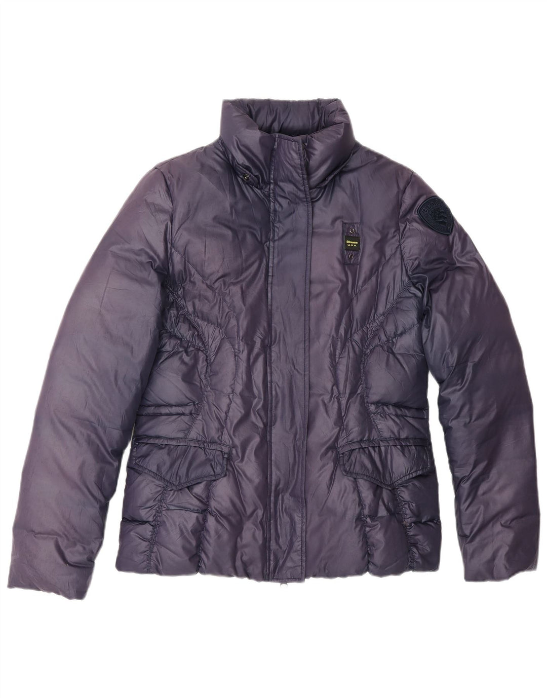 Jaqueta acolchoada feminina Blauer UK 14 poliéster roxo médio
