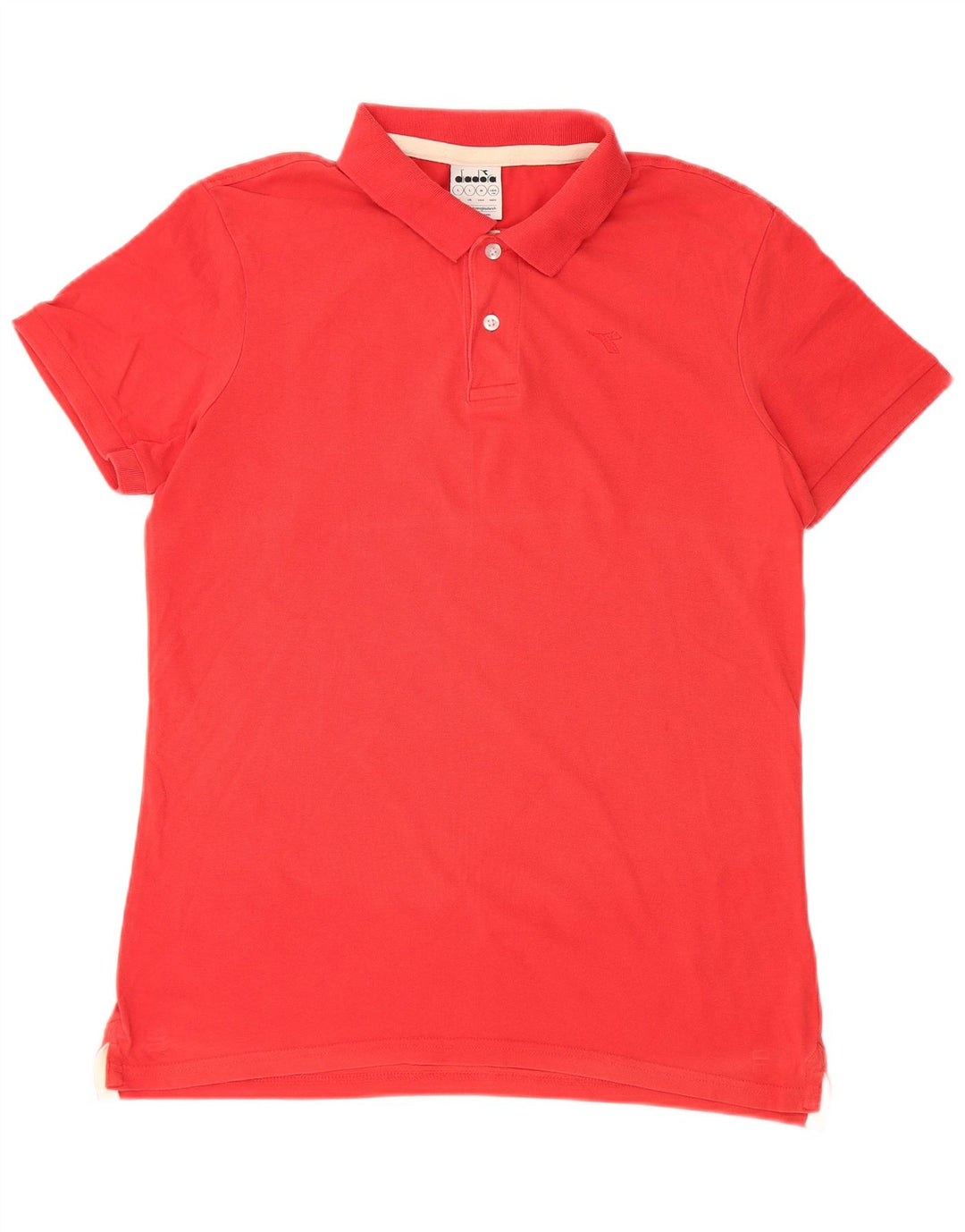 Camisa polo masculina Diadora grande algodão vermelho