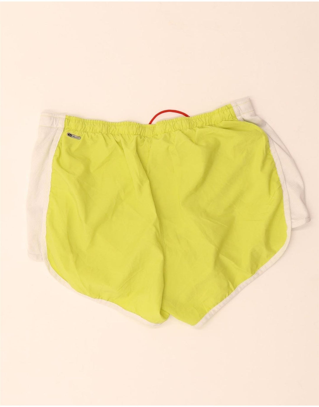 Shorts esportivos femininos PUMA UK 14 grande poliéster amarelo colorblock