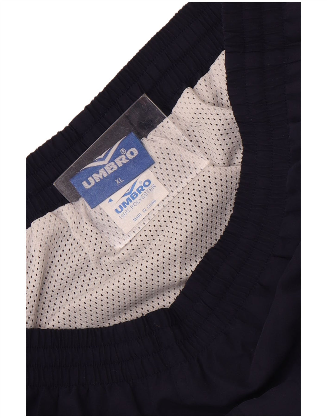 Shorts esportivos masculinos Umbro XL azul marinho poliéster