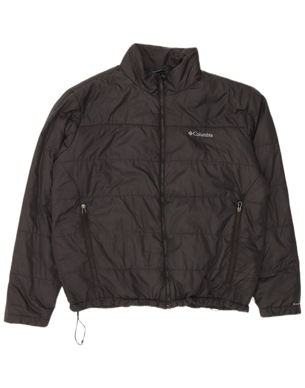 Jaqueta acolchoada masculina COLUMBIA UK 42 XL poliéster preto