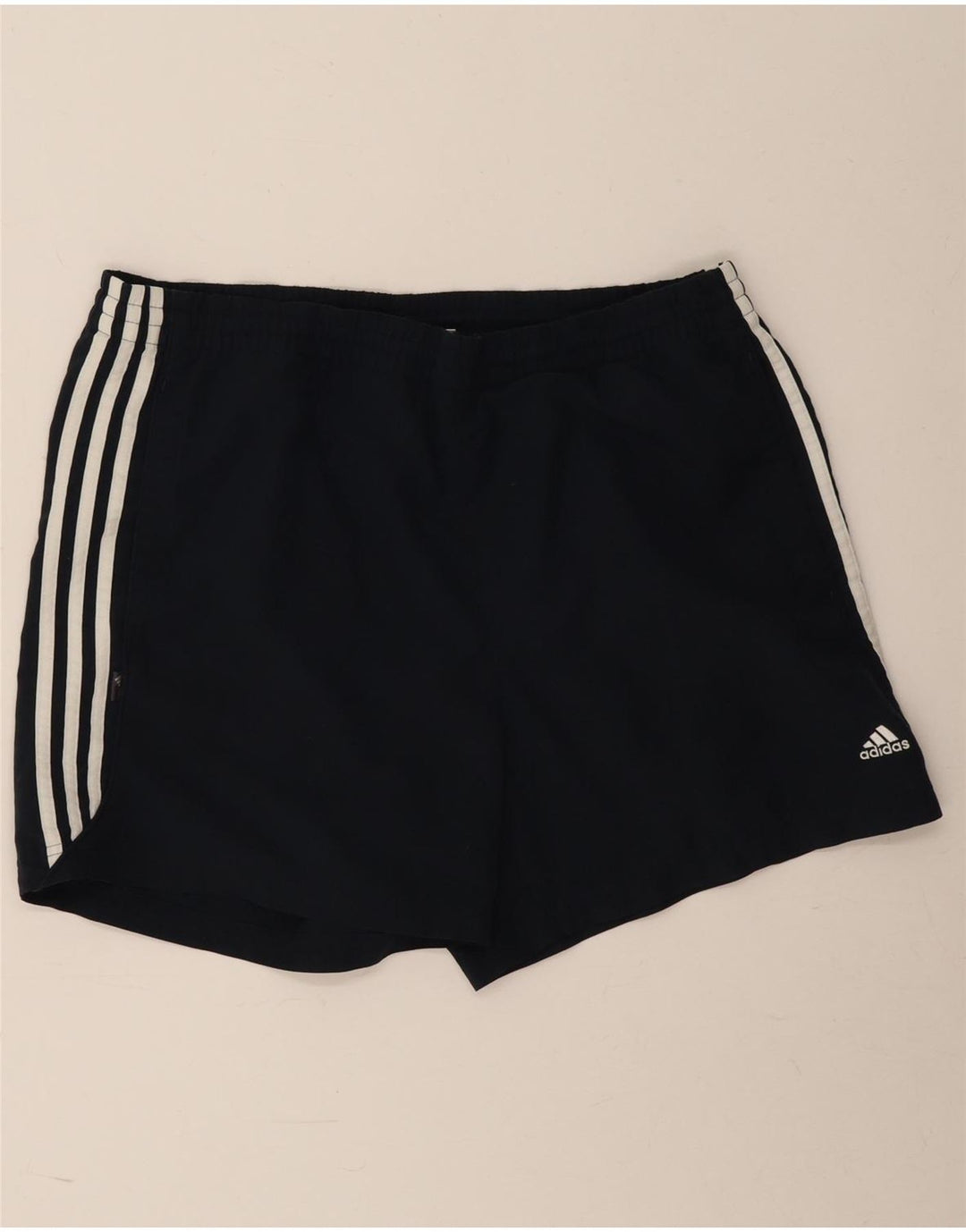 Shorts esportivos masculinos Adidas grande poliéster preto