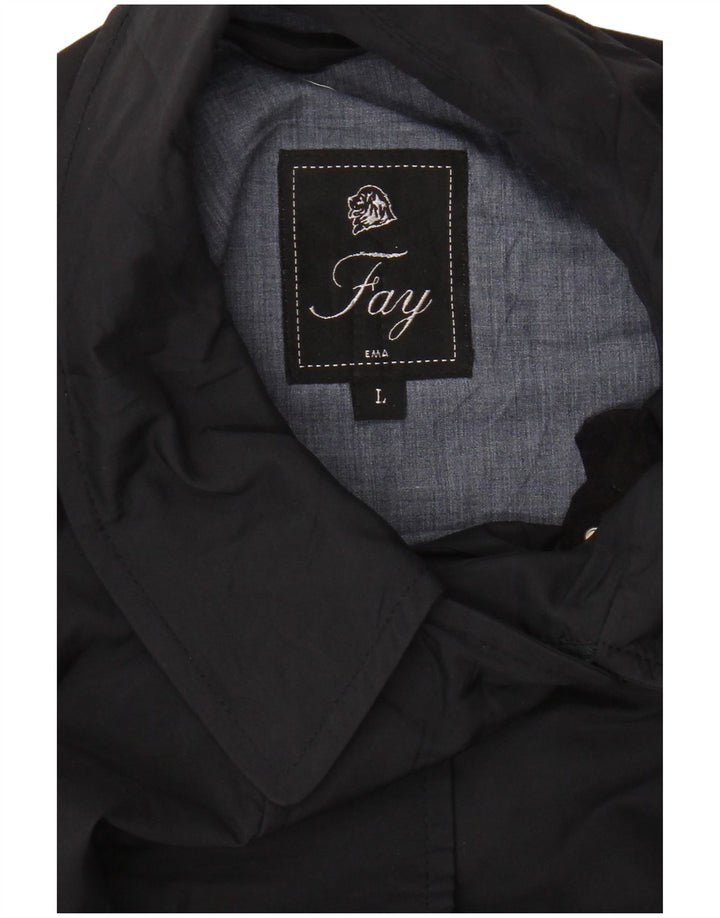 Sobretudo feminino Fay UK 14 grande azul marinho
