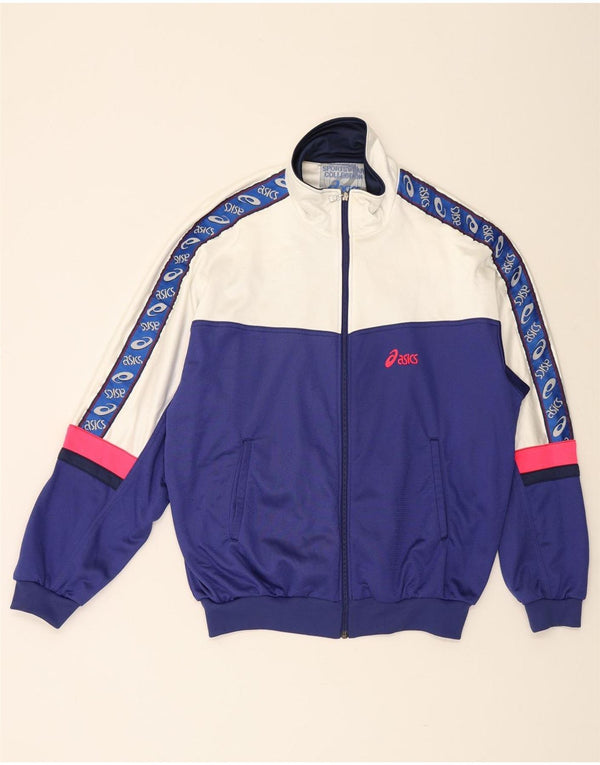 Jaqueta Asics Masculina Graphic Tracksuit IT 54 XL Azul Colorblock
