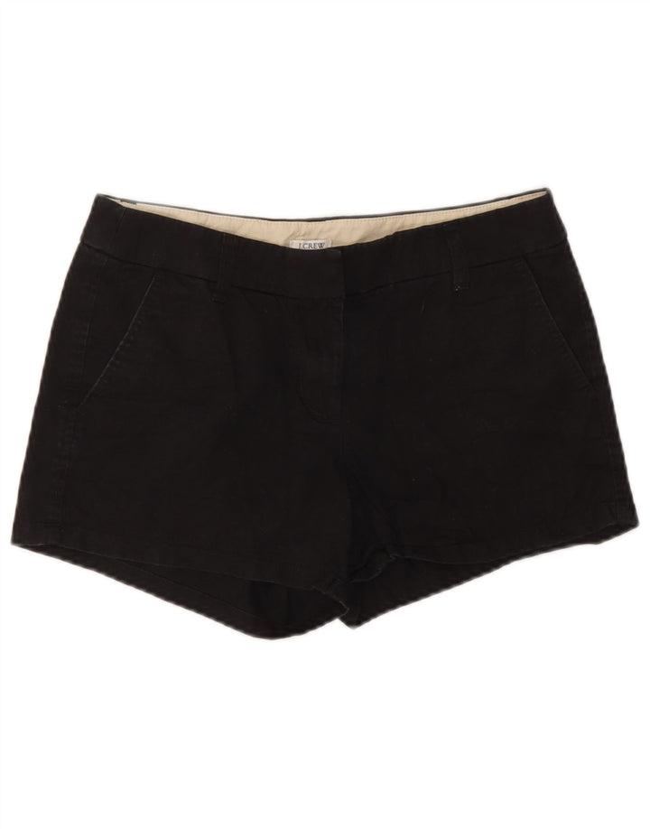 J. Crew Shorts Chino Feminino US 4 Pequeno W27 Algodão Preto