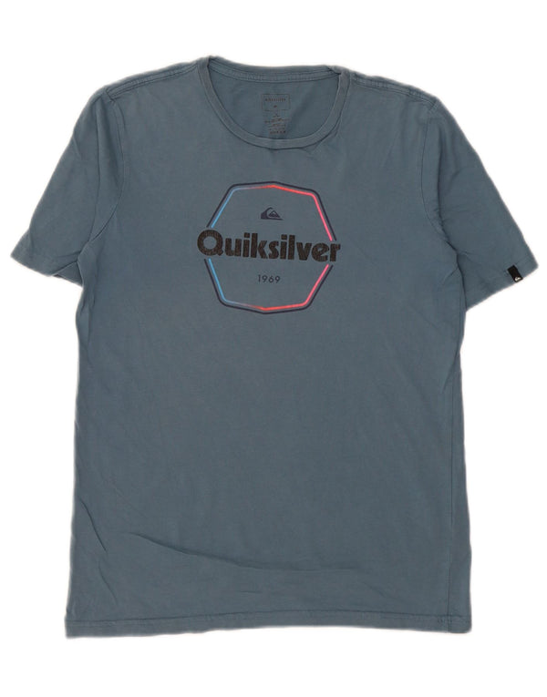 Top Quiksilver Boys Graphic T-Shirt 15-16 Anos Azul Algodão