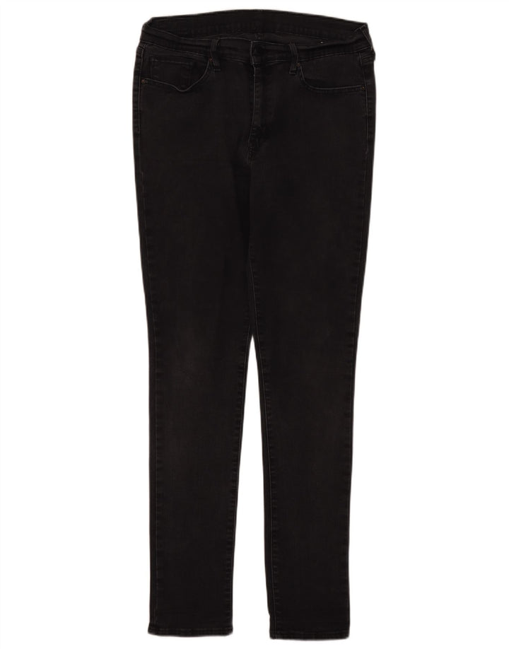 Jeans skinny feminino Levi's W32 L32 algodão preto