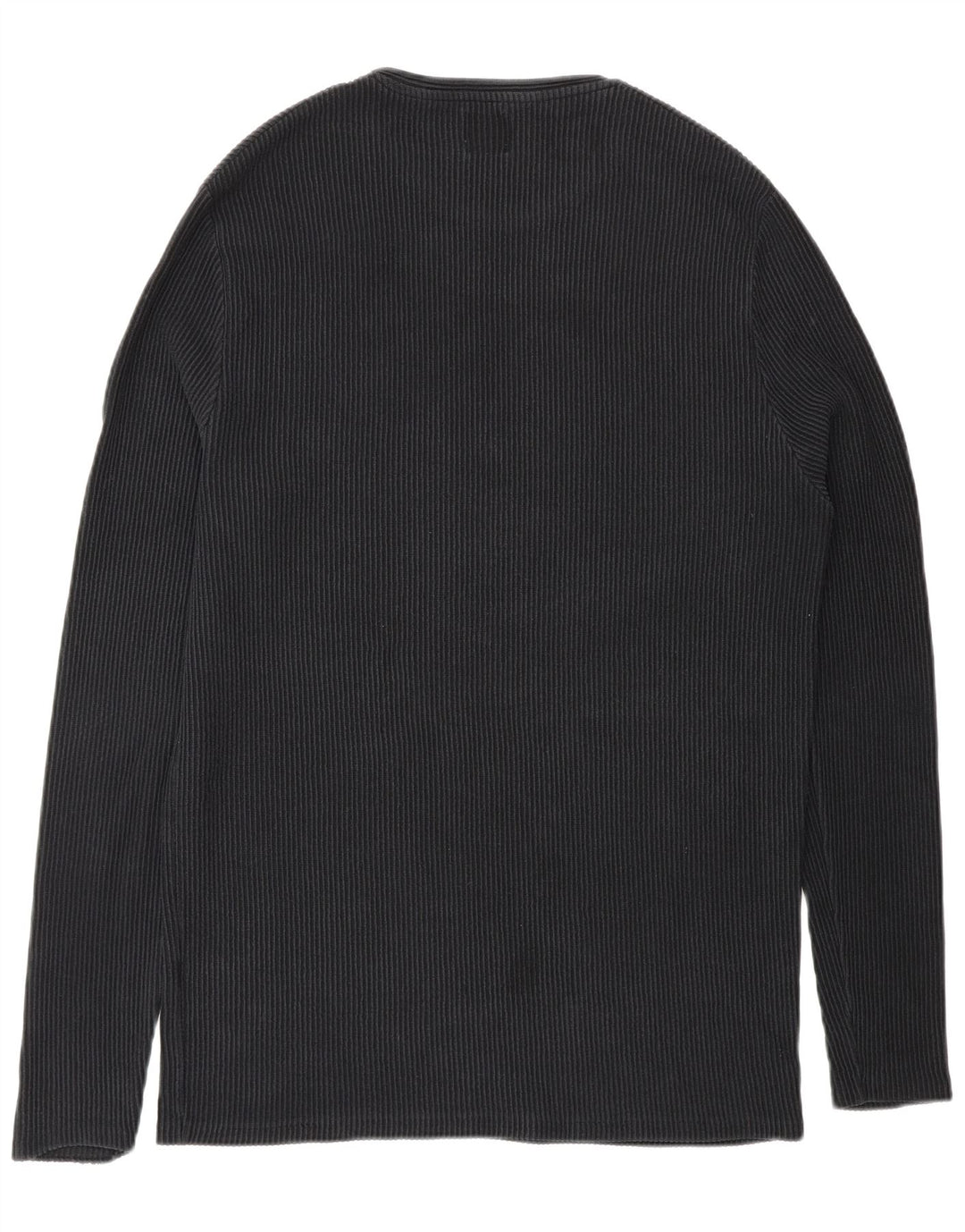 Zara Suéter masculino com gola redonda XL preto