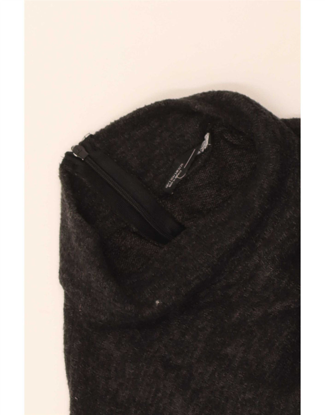 Zara Macacão feminino manga 3/4 Reino Unido 8 pequeno cinza