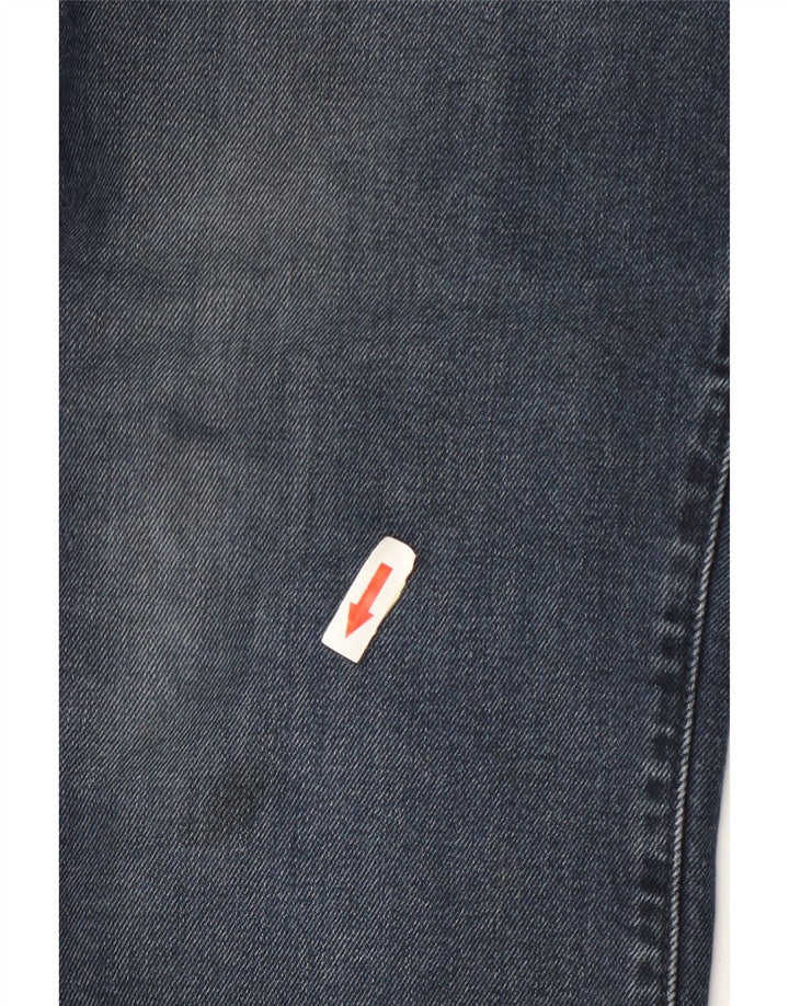 Levi's Mens Slim Jeans W34 L34 Azul Marinho Algodão