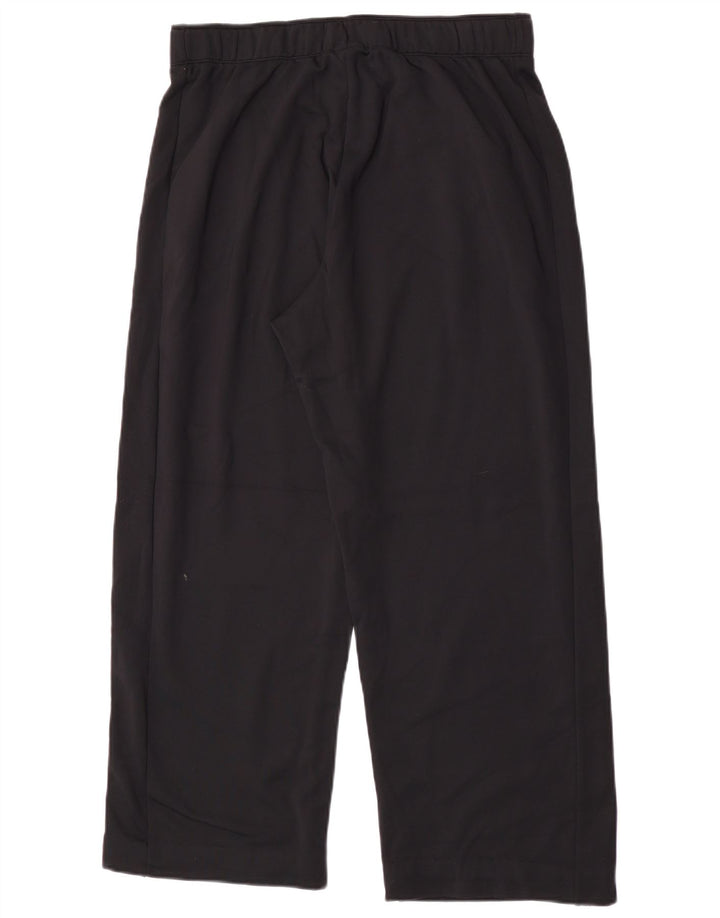 Calça de treino feminina Nike Dri Fit grande de nylon preto