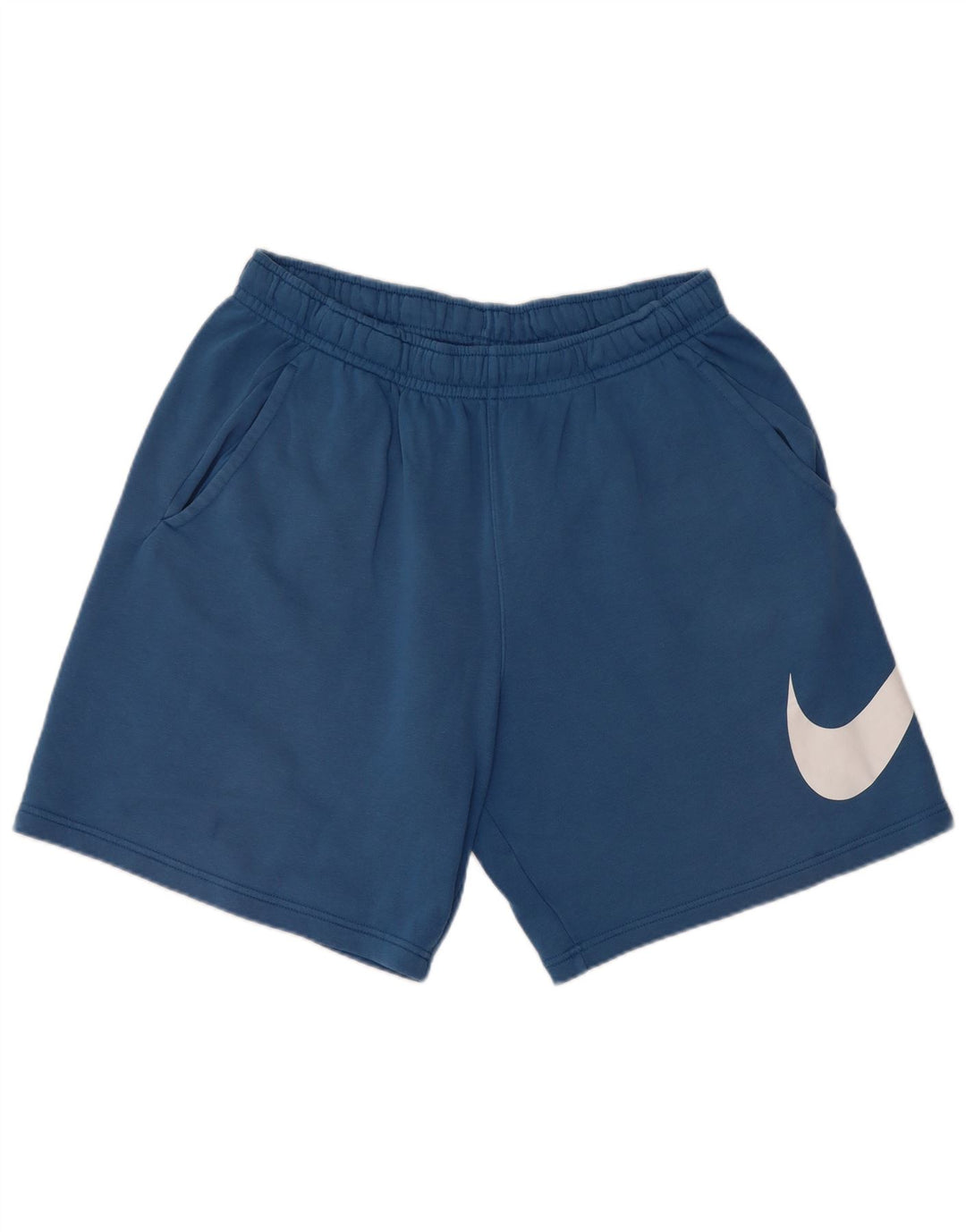 Shorts esportivos gráficos masculinos Nike grandes de algodão azul