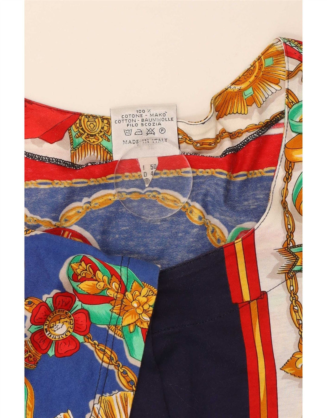 Maglificio MG vestido camisa feminino com estampa abstrata IT 50 XL multicolorido