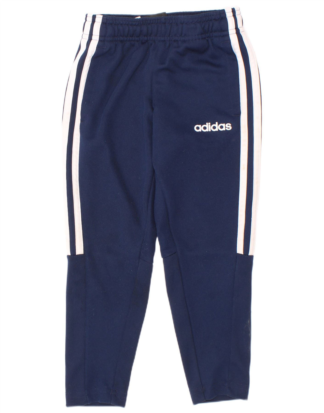 Calças de treino Adidas Boys Climalite 3-4 anos azul marinho poliéster