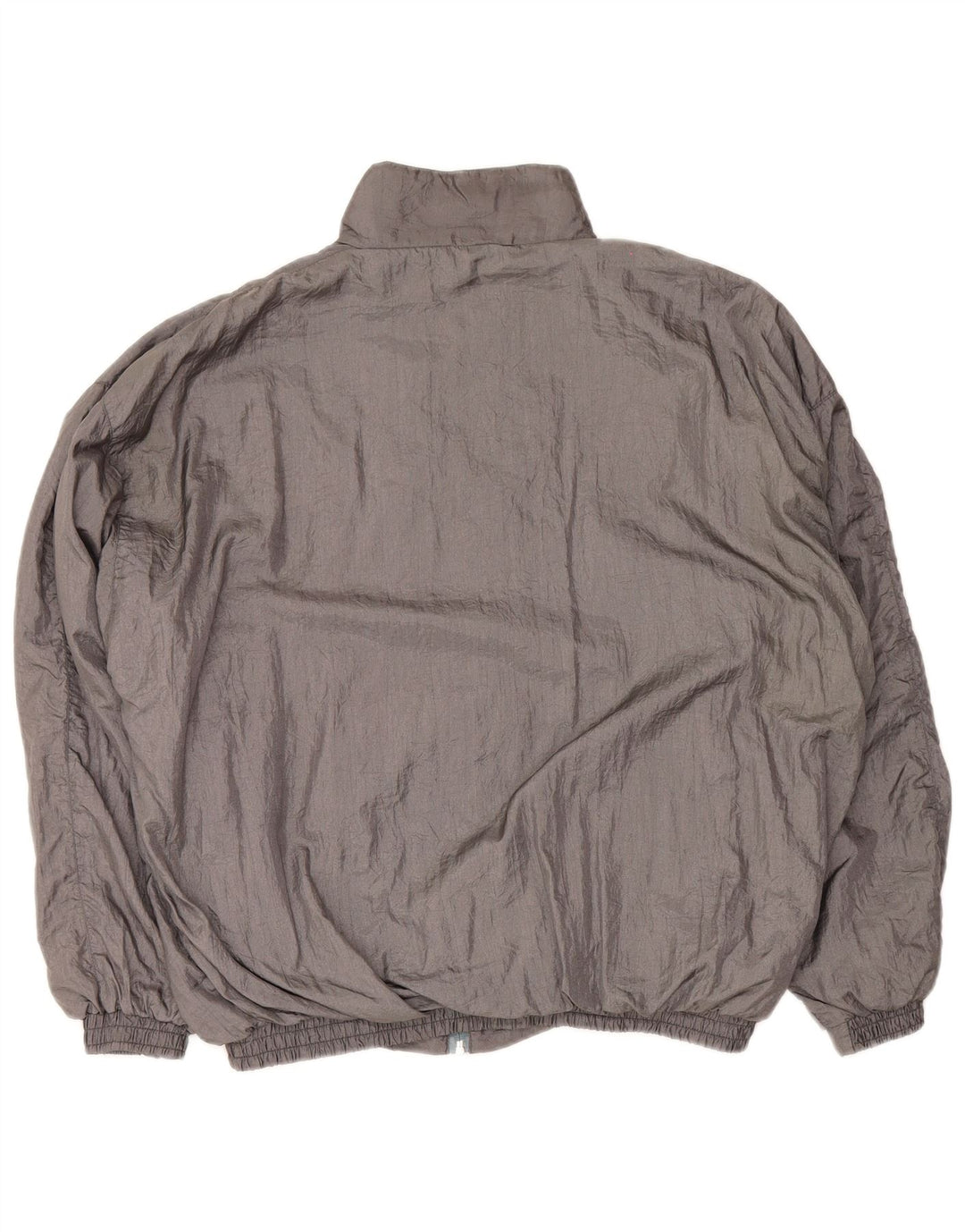 Jaqueta superior de agasalho masculino vintage 2XL Colourblock cinza