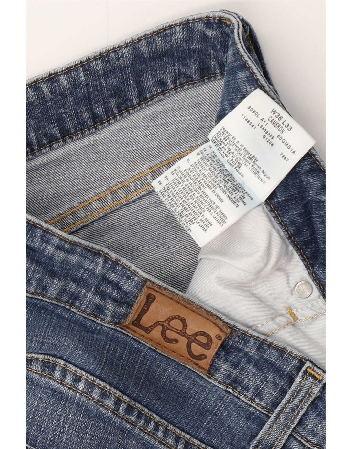 Lee Womens Cameron Bootcut Jeans W36 L28 Azul Algodão