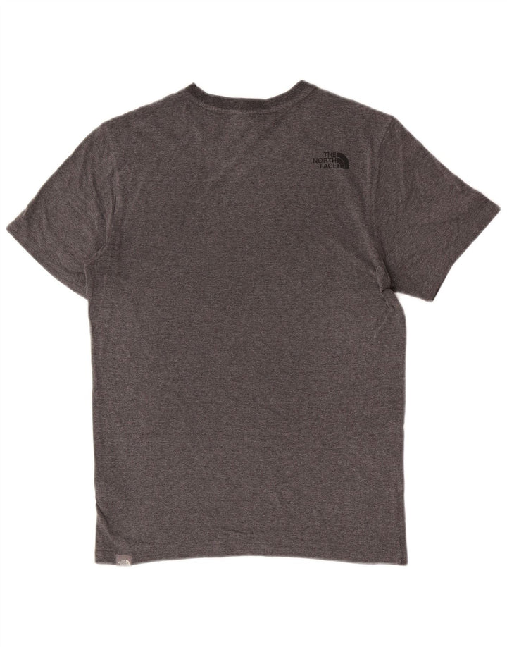 The North Face Camiseta Masculina Top Pequeno Algodão Cinza