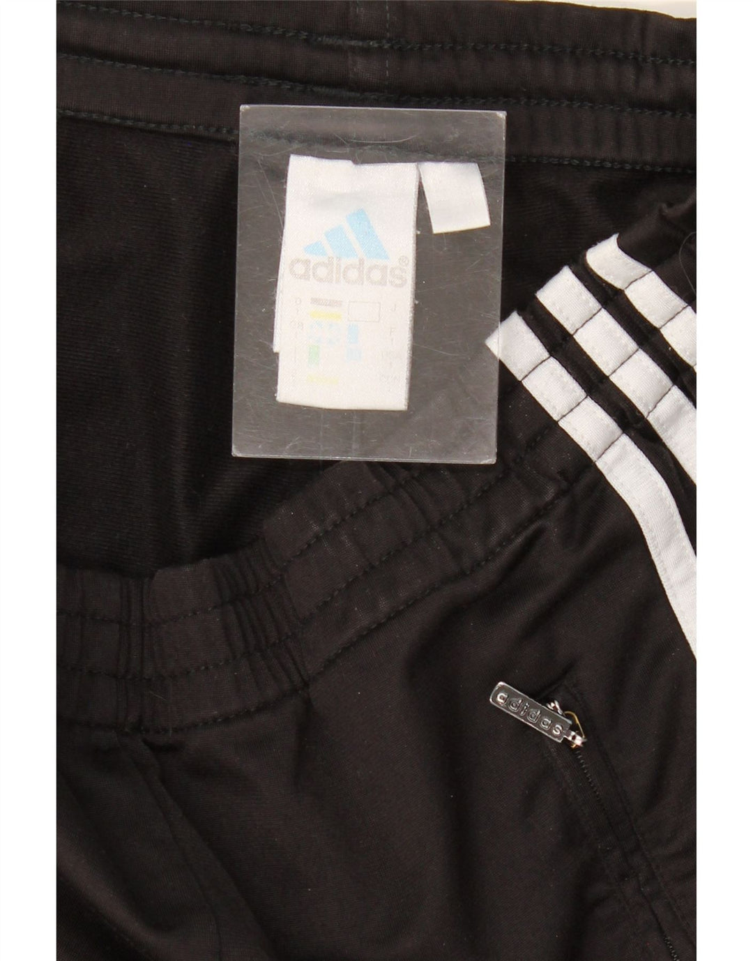 ADIDAS Womens Tracksuit Calças Joggers UK 14 Médio Preto