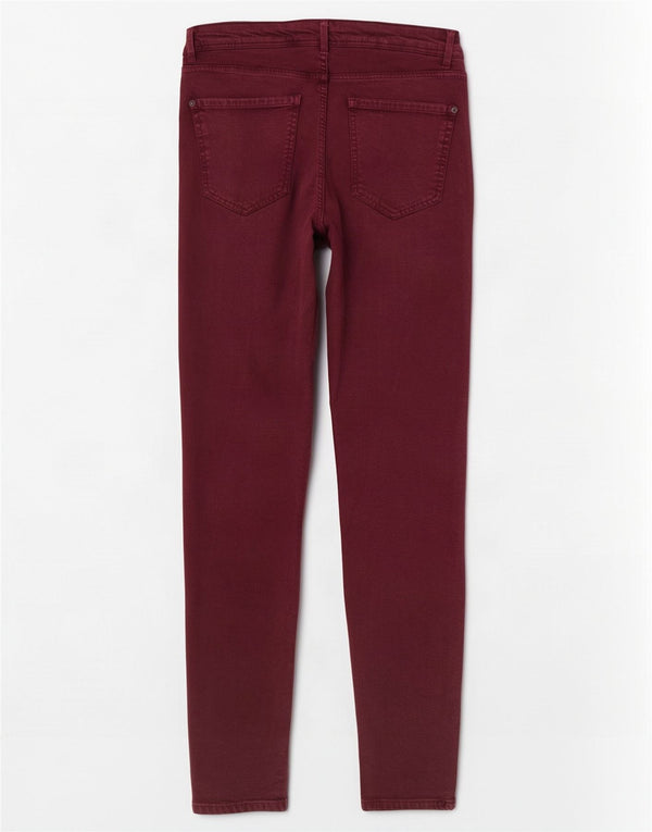 Calça jeans feminina Zara Trafaluc Skinny EU 40 Médio W30 L31 Marrom Lyocell