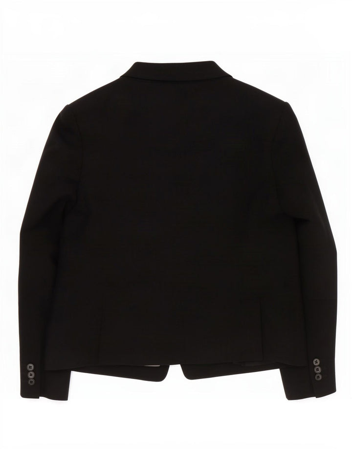 Jaqueta blazer feminina Marks & Spencer com 1 botão Reino Unido 20 2XL poliéster preto