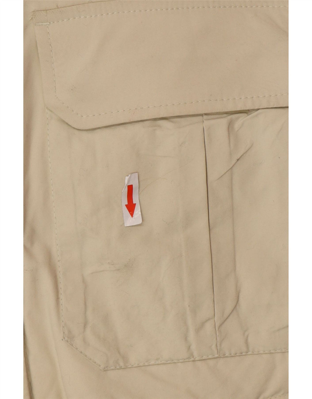Jaqueta acolchoada militar feminina Blauer UK 18 XL bege nylon