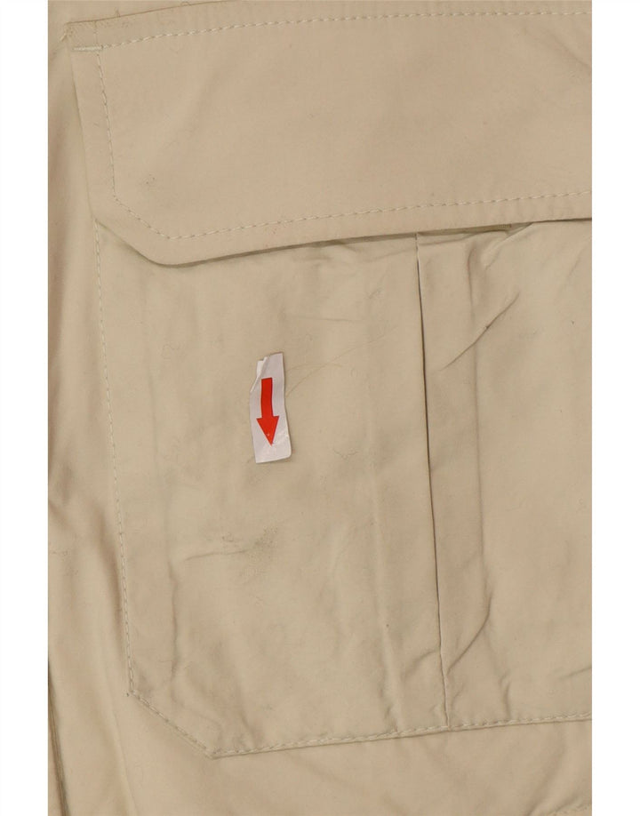 Jaqueta acolchoada militar feminina Blauer UK 18 XL bege nylon