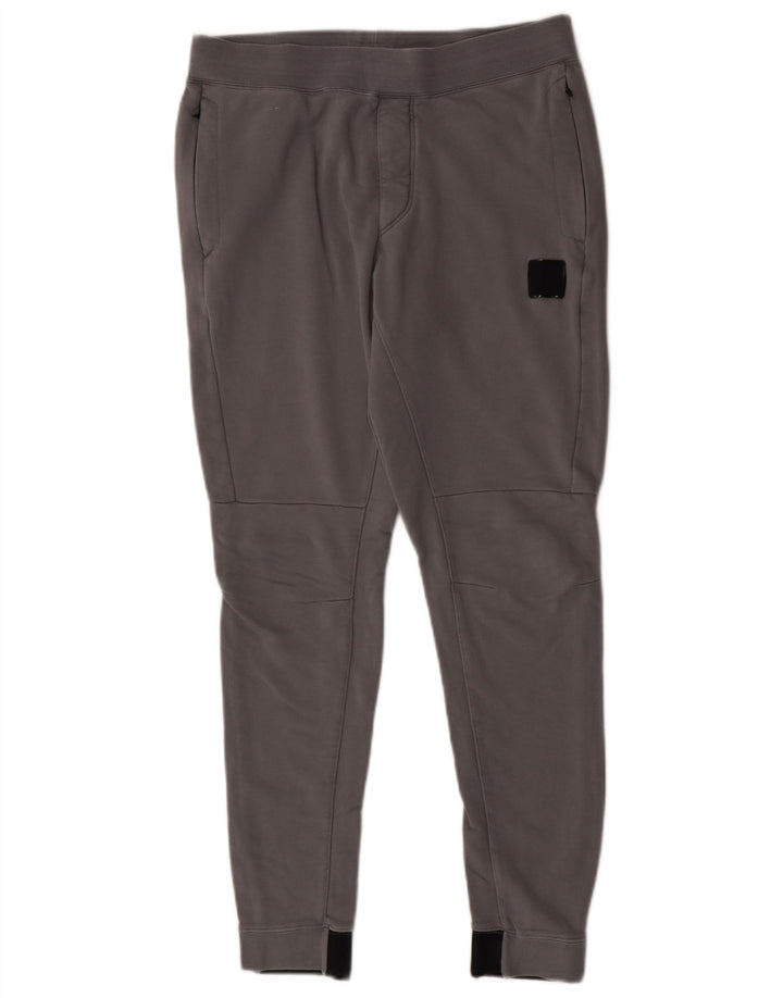 Calça de treino masculina Nike Graphic Joggers cinza médio colorblock