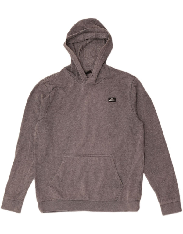 Oakley Mens Regular Fit Hoodie Jumper Grande Cinza
